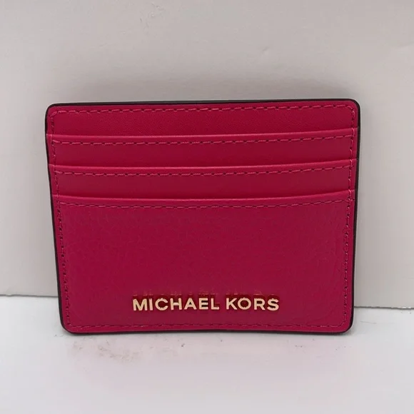 MICHAEL KORS
Large Pebbled Leather Card Holder Case
Electric Pink 
NWT - Picture 8 of 16